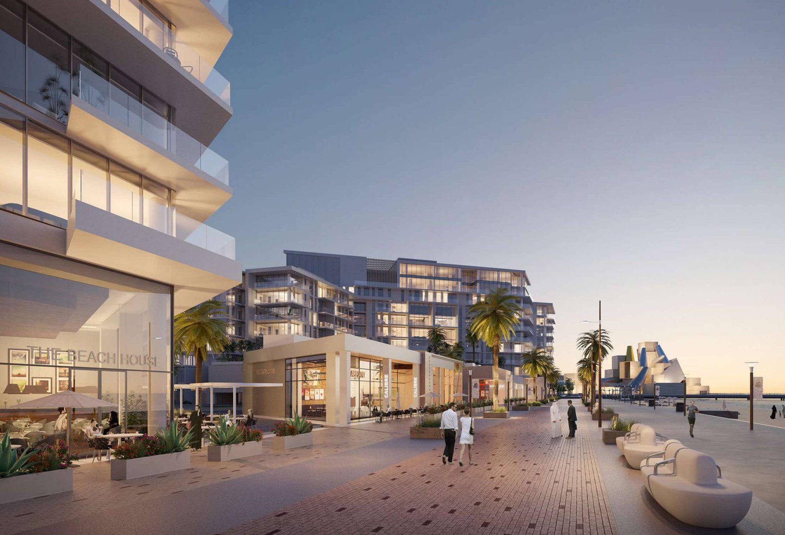Soul Beach access from Mamsha Al Saadiyat with white sand and turquoise water views